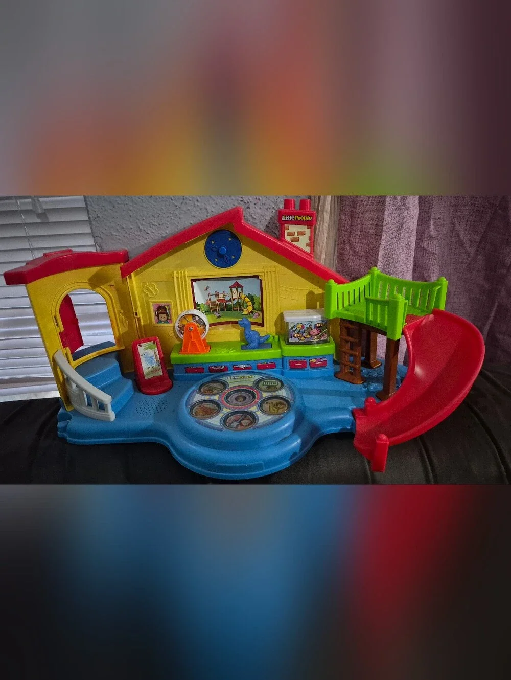 Fisher-Price Little People Musical Preschool Interactive Toys Base
